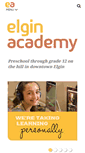 Mobile Screenshot of elginacademy.org